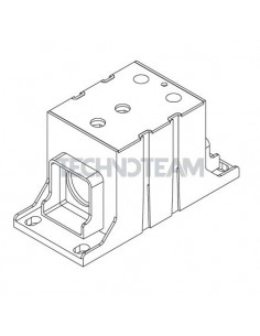 Distribution block 1pole IN:1x(500mm2) OUT:2x(300mm2) Al