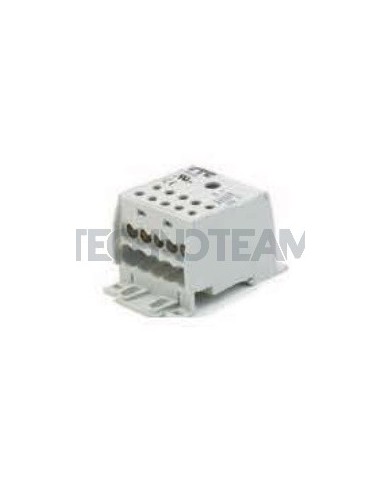 Distribution block 1pole IN:1x(50mm2) OUT:10x(16mm2) Al Distribution block 1pole IN:1x(50mm2) OUT:10x(16mm2) Al