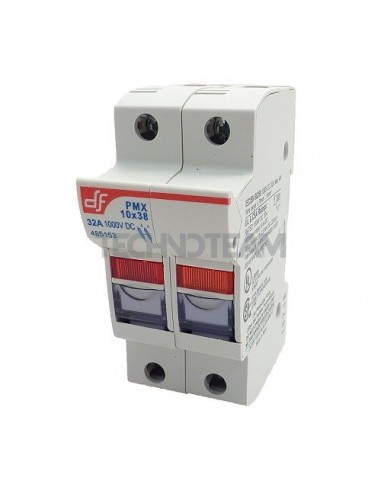 Fuse holder 10x38 1000VDC 2poles UL with light (PMX)