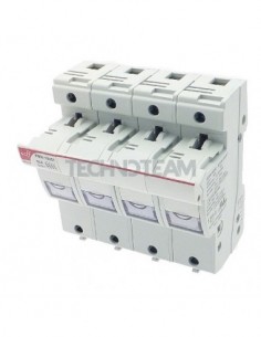 Fuse holder 14x51 690VAC 750VDC IEC 750V AC UL 4poles