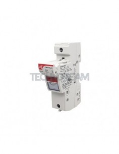 Base portafus. 14x51 690VAC 750VDC IEC 750V AC UL 1P con ind