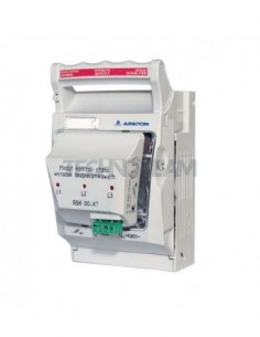 Switch disc NH00 3P top bridge clamps - Busbar - Elect ctrl